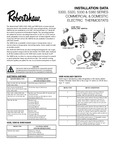 Robertshaw 5300, 5320, 5330 & 5380 Thermostats Manual Robertshaw 5300, 5320, 5330 & 5380 Thermostats Manual