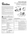 RobertShaw 5300 Series Electric Thermostat Manual RobertShaw 5300 Series Electric Thermostat Manual