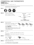 Robertshaw Commercial Gas Thermostats 4350 Instructions Robertshaw Commercial Gas Thermostats 4350 Instructions