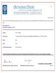 Roses Kosher Certificate