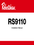 RS9110_Install Manual_Final RS9110_Install Manual_Final