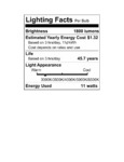 S18413 Lighting Facts