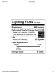 S29835 Ligting Facts S29835 Ligting Facts