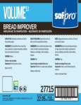 Saf Pro 22 lb. Volume 5.1 Dough Improver Ingredients Saf Pro 22 lb. Volume 5.1 Dough Improver Ingredients