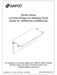 Safco Mirella MRBDG42 & MRBDG48 Bridge Modesty Panel Assembly Instructions Safco Mirella MRBDG42 & MRBDG48 Bridge Modesty Panel Assembly Instructions