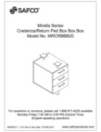 Safco Mirella mrcrbbb20 Credenza Box Assembly Instructions