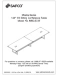 Safco Mirella MRCS72T Sitting Conference Table Assembly Instructions Safco Mirella MRCS72T Sitting Conference Table Assembly Instructions