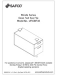 Safco Mirella MRDBF36 Desk Box Assembly Instructions Safco Mirella MRDBF36 Desk Box Assembly Instructions
