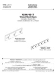 Safco Wood Wall Rack Instructions Safco Wood Wall Rack Instructions