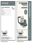Sandia 50-2000 Operating Manual 2 Gallon Spot Extractor Sandia 50-2000 Operating Manual 2 Gallon Spot Extractor