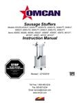 Sausage Stuffer Manual