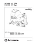 Advance SC3000 parts list