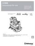 Advance SC4000 manual Advance SC4000 manual