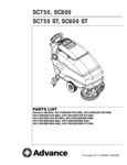 SC750_SC800 Parts List SC750_SC800 Parts List