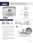 SCOTT® PERSONAL SEAT COVER DISPENSER Installation Instructions SCOTT® PERSONAL SEAT COVER DISPENSER Installation Instructions