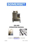 SDR-400 Manual SDR-400 Manual