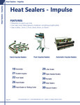Sealer Sales Heat Sealers - Impulse Catalog Sealer Sales Heat Sealers - Impulse Catalog