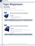 Sealer Sales Tape Dispensers Catalog