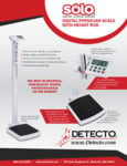 Sell Sheet for Cardinal Detecto Solo Digital Scale Sell Sheet for Cardinal Detecto Solo Digital Scale