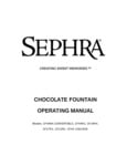 Sephra-Commercial-Manual-Including-Cascade Sephra-Commercial-Manual-Including-Cascade