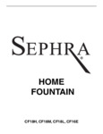 Sephra-Home-Fountain-Manual Sephra-Home-Fountain-Manual
