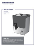MIX-N-SERVE BUTTER WARMER MIX-N-SERVE BUTTER WARMER
