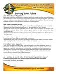 Beer Tubes Serving Guidelines Beer Tubes Serving Guidelines