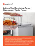 ServSense Plastic Pump Dispenser Sell Sheet