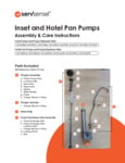 ServSense Pump Dispensers Instruction Care Sheet