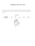 Refrigiwear Glove Size Chart