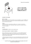 Jacob wicker chair instruction Jacob wicker chair instruction