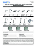 Sloan 3315144BT instructions Sloan 3315144BT instructions