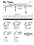 Sloan Flushometer Instructions Sloan Flushometer Instructions