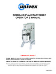 SRM60HD-OPERATOR MANUAL