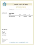 Stockeld Kosher Certificate