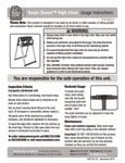 520KB615BK High Chair Instructions