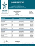 Kosher Certification