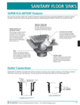 SUPER-FLO® Floor Sink Features