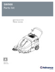 Advance SW900 parts list Advance SW900 parts list