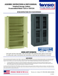 Tennsco 7224 Storage Cabinet Tennsco 7224 Storage Cabinet