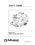 Terra 4300B Parts List
