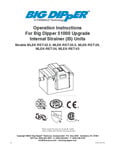 Thermaco Big Dipper MLEK-RET Instructions