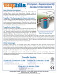 Thermaco Trapzill TZ-160, TZ-400, TZ-600 Care Brochure Thermaco Trapzill TZ-160, TZ-400, TZ-600 Care Brochure