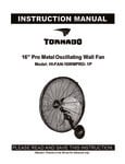 Tornado HI-FAN-16WMPRO-1P Manual Tornado HI-FAN-16WMPRO-1P Manual