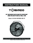 Tornado HI-FAN-18HVWM-1P Manual