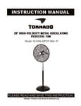 Tornado HI-FAN-20POF-5BA-1P Manual Tornado HI-FAN-20POF-5BA-1P Manual