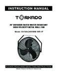 Tornado HI-FAN-24HVWM-WR-1P Manual