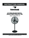 Tornado HI-FAN-24POF-1P Manual