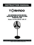 Tornado HI-FAN-30POF-WR-1P Manual Tornado HI-FAN-30POF-WR-1P Manual