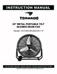 Tornado HI-FAN-DRUM24W-1P Manual